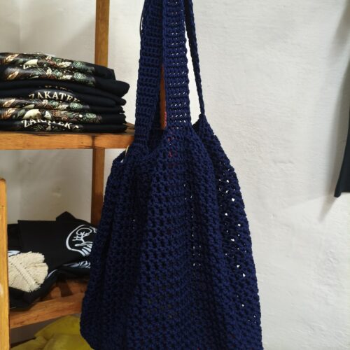 Granatowa torba na ramię