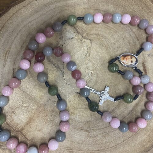 Różaniec z jadeitu