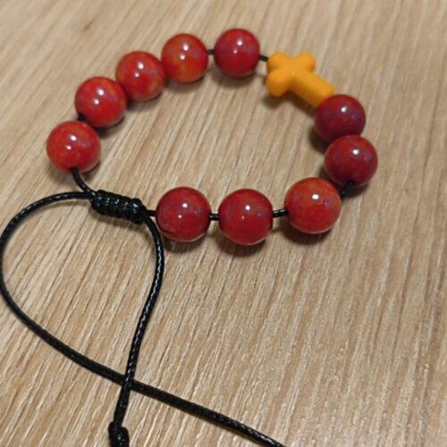 Bransoletka – Dziesiątek Różańca z Kamieni Naturalnych