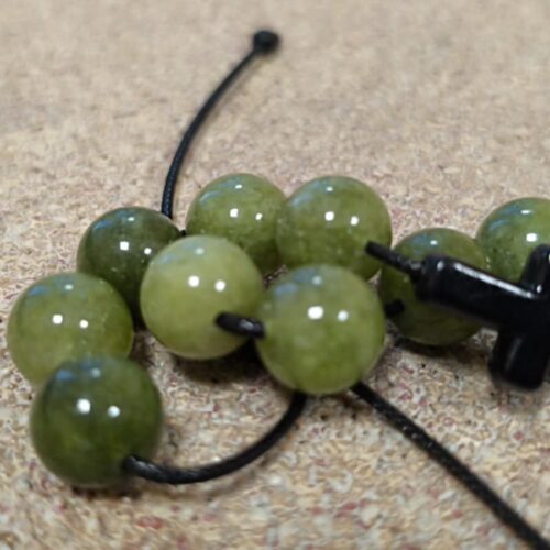 Bransoletka – Dziesiątek Różańca z Kamieni Naturalnych