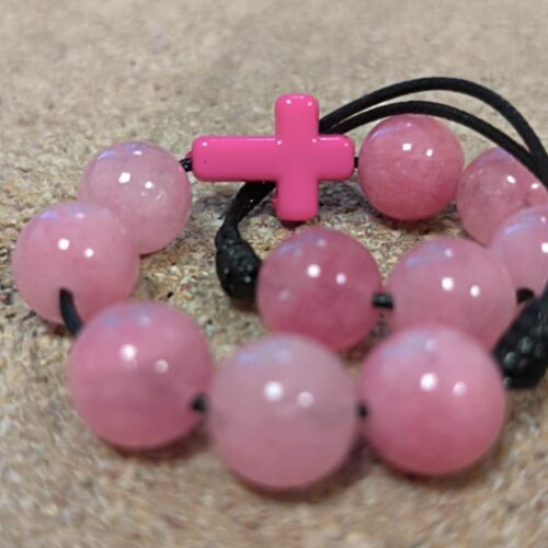 Bransoletka – Dziesiątek Różańca z Kamieni Naturalnych