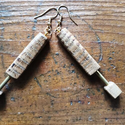 Kolczyki „Zaklęte w historii dębu”