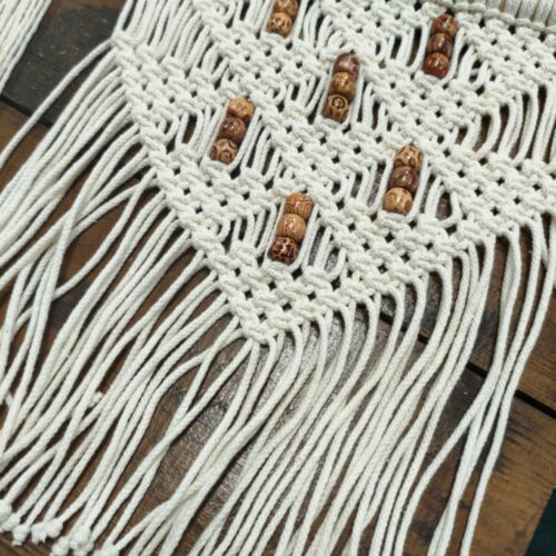 Makrama na ścianę w stylu boho